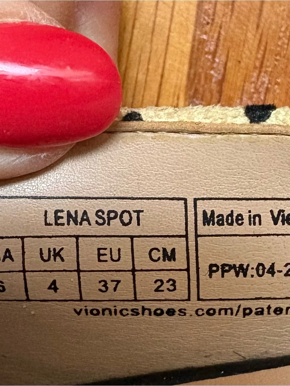 Vionic Lena Spot Calf Hair Pointed Toe Ballet Flats Animal Print Comfort 6 $148 - Picture 9 of 10